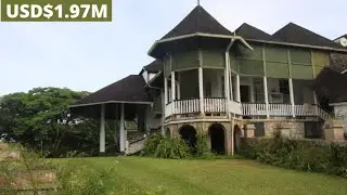 One of Jamaica's best known estate houses with views of the St  Ann hills. 149-acre Bromley Estate