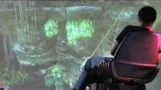 Uncharted in the Gyroxus Full-Motion Video Game Chair