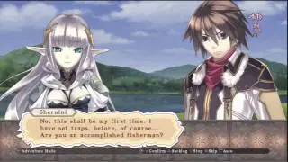 Agarest War Zero - Sherenini learns to fish