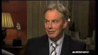 MSNBC Brian Williams Reports: The Tony Blair Interview. Pt4