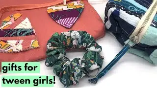 7 gifts for a tween girl.  Easy DIY projects!