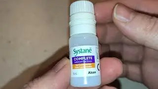 Systane complete lubricant eye drops unboxing & how to