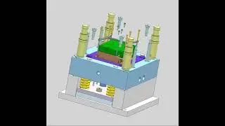 汽车空气滤芯空调滤芯塑料模具 automotive AC air filter mould