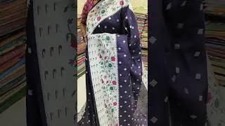Kosa Silk saree with hand viewing desing | Pitambari Kosa Saree #silk #chhattisgarh #art #fashion