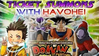 HAVOHEI CRACKS THE CODE! 300 Million DL Ticket Summons Crossover | Dragon Ball Z Dokkan Battle