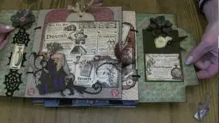 Halloween in wonderland 8 x 8 photo album - Graphic 45