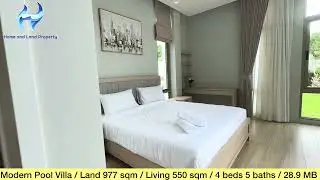 Brand New Modern Luxury Pool Villa in Hua Hin, Prachaup Khirihan, Thailand