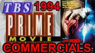 1994 - COMMERCIALS from TBS (The Fog, Cat Ballou) Cable TV