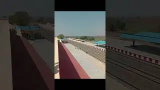 Engine speed beyond the limit on Jetalsar - Lunidhar - Dhasa junction new broad gauge railway line 🔥