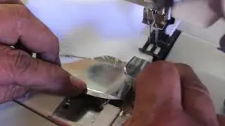 AT875 Double needle sewing machine sample 2