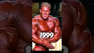 JAY CUTLER 1999 vs 2004 MR OLYMPIA POSING #bodybuilding #shorts