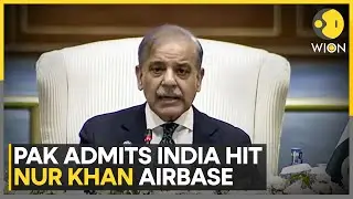 Pakistan PM Shehbaz Sharif Admits India Hit Nur Khan Airbase | World News | WION