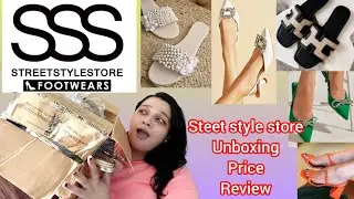Street Style Store Sandals Unboxing | Footwear Haul Flats,Heels 👠 | 2 Heels 999/- & 3 Flats 1199/-