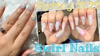 Spring Nails 2022 | Swirl Nail Trend