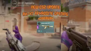 NEW CS2 UPDATE! AK-47 APHRODITE OPENING! + giveaway (10k subs special)