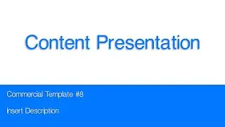 Content Presentation
