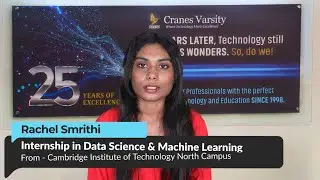 Testimonial of Rachel Smrithi | Intern in Data Science & ML | From Cambridge Institute of Technology