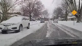 Driving Around Columbus Ohio On Snow Day Part One 01312021