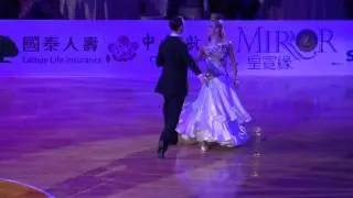 Arunas Bizokas & Katusha Demidova - waltz 2016 Taiwan world super star show 舞王:4K