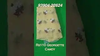 Georgette Candy Fabric Rs110 per meter For more details check description V05 #shorts #youtubeshorts