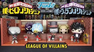 Моя геройская академия завершила распаковку убежища Лиги злодеев Funko Pop