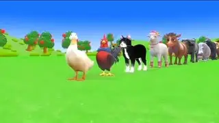 Beautiful paint animals fountain crossing video🐕