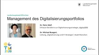 Management des Digitalisierungsportfolios M&uuml;nchen #OGTM20