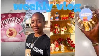 VLOG: IT CAME BACK !  TJ max + valentines things + cookies + church + more