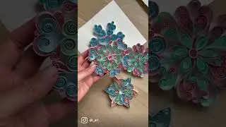 Snowflakes #quilling #christmas