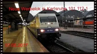 Rheingold Lok  101 112-1 in Karlsruhe Hauptbahnhof [07.05.2017]