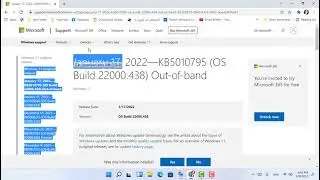 KB5010795 (OS Build 22000.438)