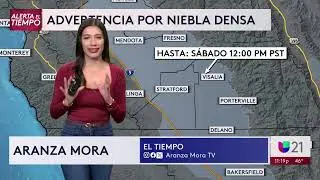 🔴 En Vivo | Noticias Univision Fresno | Densa niebla en el Valle Central