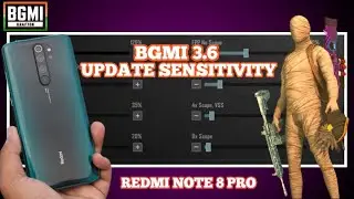 Redmi Note 8 Pro Zero Recoil Bgmi Sensitivity 2025 | Best Gyro Sensitivity For Redmi Note 8 Pro Bgmi