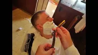 ASMR 🎙️ Traditional Full-Blade Straight Razor Shave 💈 &ndash; Raw & Unedited Reality Barber Experience!