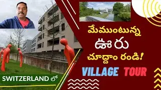 Our Village Tour in Switzerland |  Telugu Vlogs  | మేముంటున్న ఊరు  చూద్దాం రండి! | Beautiful Village
