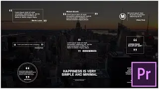 Quotes Template For After Effects
