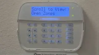 DSC Security Alarm System Training: How to bypass a zone