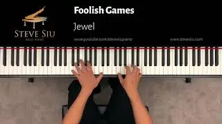 Foolish Games (Jewel) - Piano Cover