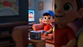 Watching TV Song 📺 | Kids Evening Routine | 3D Animation