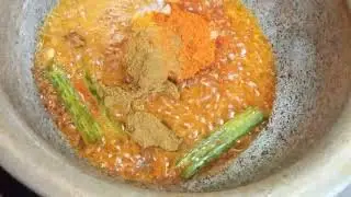মুরগীর ভুনা আর পেপে ভাজি #food #housewifelife 