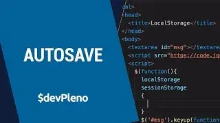 Autosave com sessionStorage/localStorage