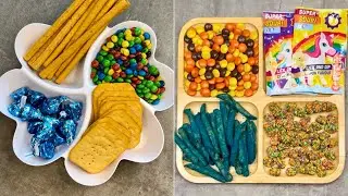 🍭🌸 Colorfull Candy Platters || Filling Platters ASMR || Oddly Satisfying 🌸🍭