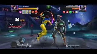 MCOC AW S66W08 - MEATº VS ISO8A - Jean Grey VS Node 12 Black Panther (Civil War)