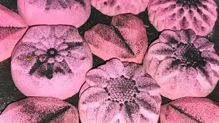2&times; Speed Pink Gymchalk Chaos 💗🖤 | Ink-Dust Burst &bull; Hypnotic Crunch ASMR.