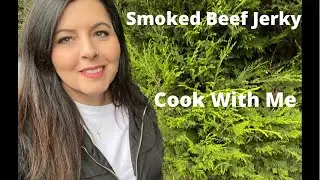 BEEF JERKY IN THE ELECTRIC BRADLEY SMOKER COOK WITH ME