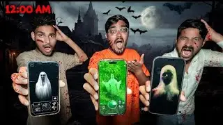 We Try Ghost hunting app At night/