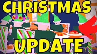 NEW CHRISTMAS UPDATE (2021) IN ROBLOX My Restaurant