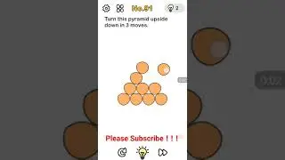 brainout level 91 || turn this pyramid upside down in 3 moves