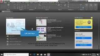 A beginner guide to creatin workspace in Autocad 2013-16