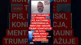 TO JUŻ PEWNE: PiS i Konfederacja to KOŃ TROJAŃSKI Trumpa‼️Trump grozi UE cłami za Grenlandię ‼️
